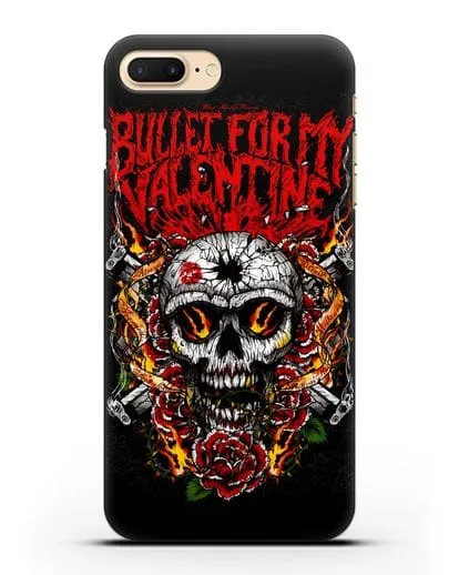 Чехол с иллюстрацией Bullet for my Valentine силиконовый для iPhone 7 Plus