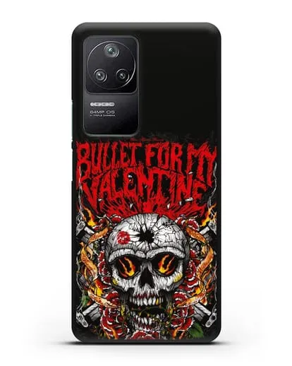 Чехол с иллюстрацией Bullet for my Valentine силиконовый для Xiaomi Poco F4