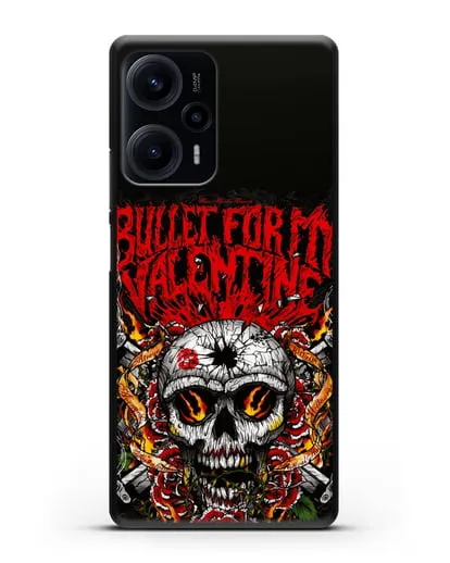 Чехол с иллюстрацией Bullet for my Valentine силиконовый для Xiaomi Poco F5
