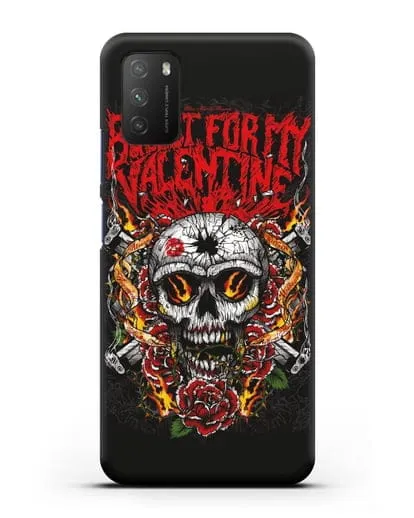 Чехол с иллюстрацией Bullet for my Valentine силиконовый для Xiaomi Poco M3