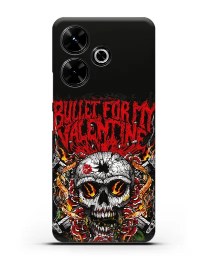 Чехол с иллюстрацией Bullet for my Valentine силиконовый для Xiaomi Poco M6