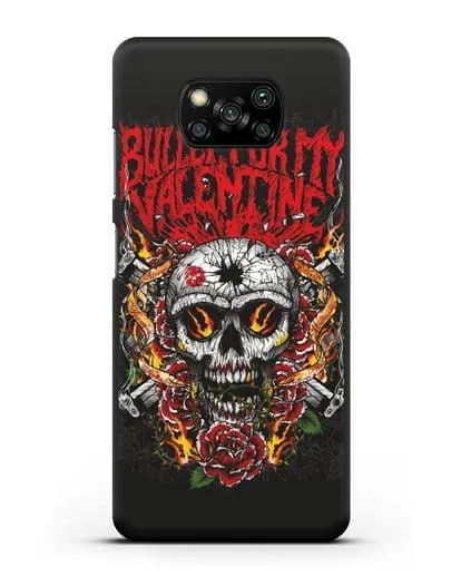 Чехол с иллюстрацией Bullet for my Valentine силиконовый для Xiaomi Poco X3