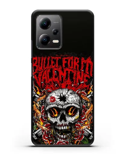 Чехол с иллюстрацией Bullet for my Valentine силиконовый для Xiaomi Poco X5