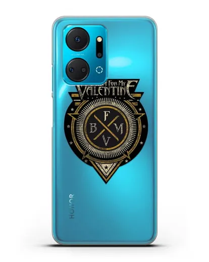 Чехол с логотипом Bullet for my Valentine силиконовый для Honor X7a Plus