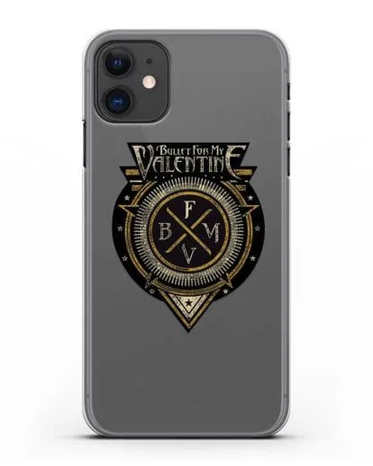 Чехол с логотипом Bullet for my Valentine силиконовый для iPhone 11