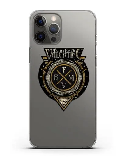 Чехол с логотипом Bullet for my Valentine силиконовый для iPhone 12 Pro Max