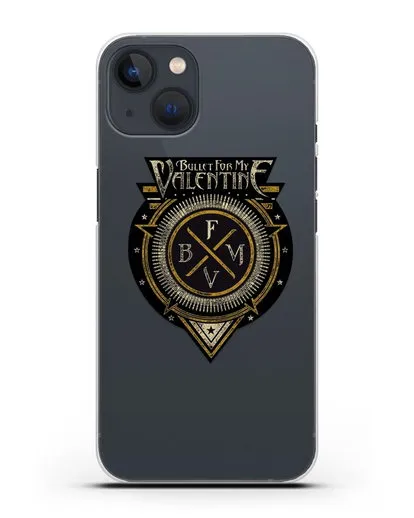 Чехол с логотипом Bullet for my Valentine силиконовый для iPhone 13 Mini