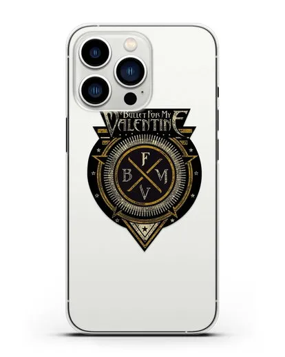 Чехол с логотипом Bullet for my Valentine силиконовый для iPhone 13 Pro