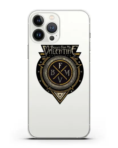 Чехол с логотипом Bullet for my Valentine силиконовый для iPhone 13 Pro Max
