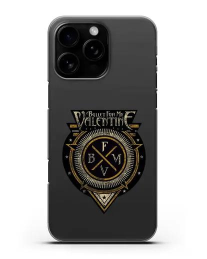 Чехол с логотипом Bullet for my Valentine силиконовый для iPhone 16 Pro Max