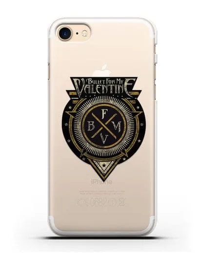 Чехол с логотипом Bullet for my Valentine силиконовый для iPhone 8