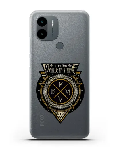 Чехол с логотипом Bullet for my Valentine силиконовый для Xiaomi Poco C51