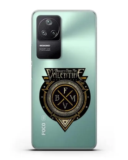 Чехол с логотипом Bullet for my Valentine силиконовый для Xiaomi Poco F4