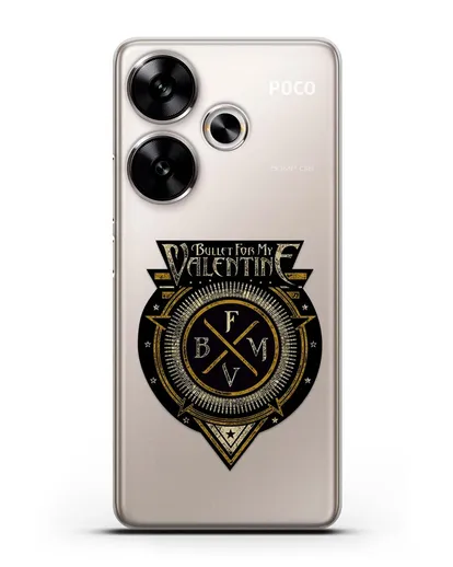 Чехол с логотипом Bullet for my Valentine силиконовый для Xiaomi Poco F6