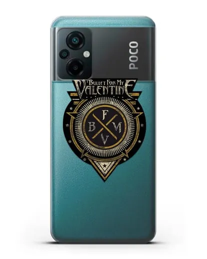 Чехол с логотипом Bullet for my Valentine силиконовый для Xiaomi Poco M5