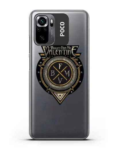 Чехол с логотипом Bullet for my Valentine силиконовый для Xiaomi Poco M5s