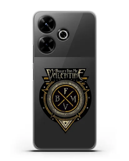 Чехол с логотипом Bullet for my Valentine силиконовый для Xiaomi Poco M6