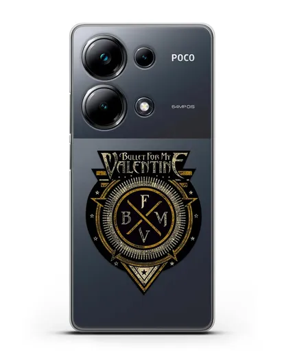 Чехол с логотипом Bullet for my Valentine силиконовый для Xiaomi Poco M6 Pro