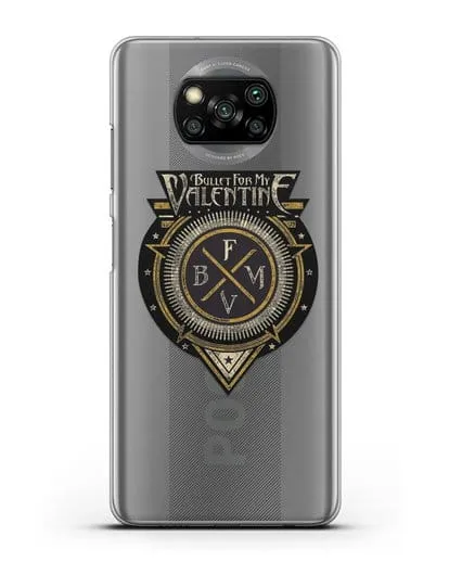 Чехол с логотипом Bullet for my Valentine силиконовый для Xiaomi Poco X3