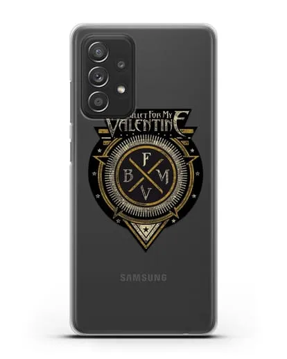 Чехол с логотипом Bullet for my Valentine силиконовый для Samsung Galaxy A53