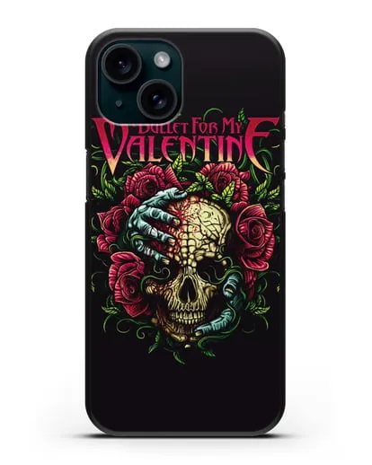 Чехол Bullet for my Valentine силиконовый для iPhone 15
