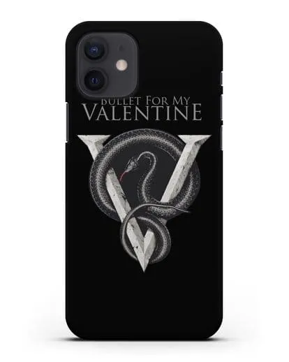 Чехол с символикой Bullet for my Valentine силиконовый для iPhone 12