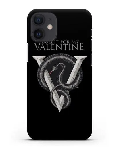 Чехол с символикой Bullet for my Valentine силиконовый для iPhone 12 mini