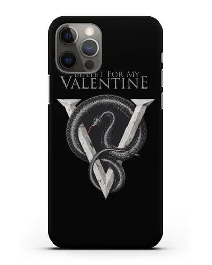 Чехол с символикой Bullet for my Valentine силиконовый для iPhone 12 Pro