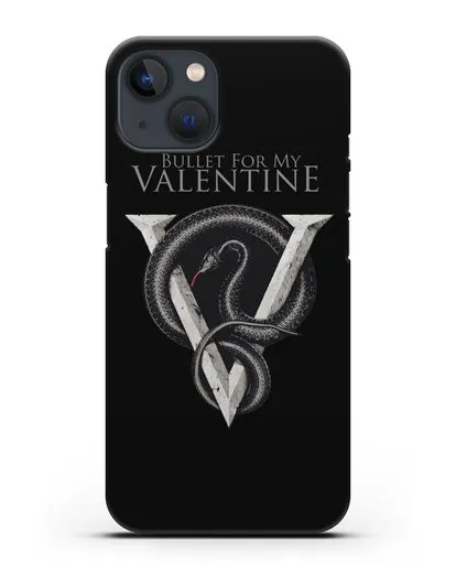 Чехол с символикой Bullet for my Valentine силиконовый для iPhone 13