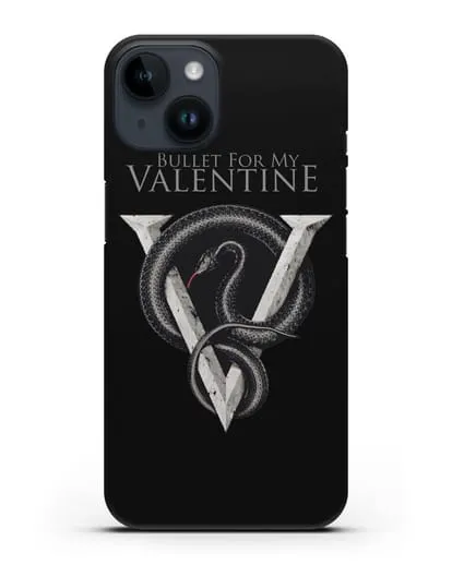 Чехол с символикой Bullet for my Valentine силиконовый для iPhone 14