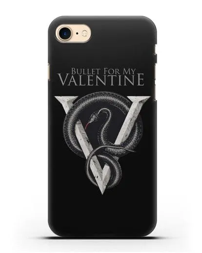 Чехол с символикой Bullet for my Valentine силиконовый для iPhone 8