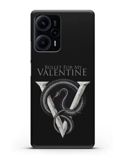 Чехол с символикой Bullet for my Valentine силиконовый для Xiaomi Poco F5