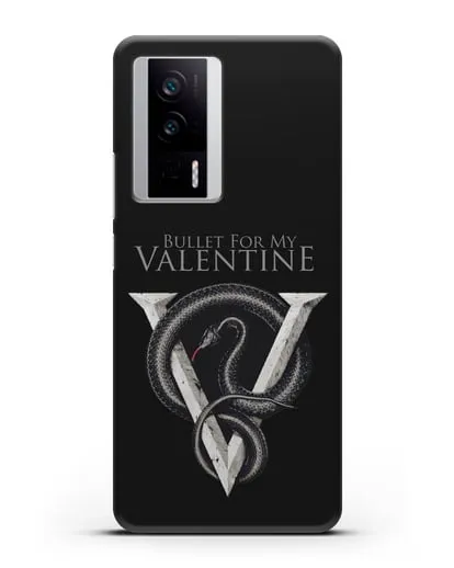 Чехол с символикой Bullet for my Valentine силиконовый для Xiaomi Poco F5 Pro