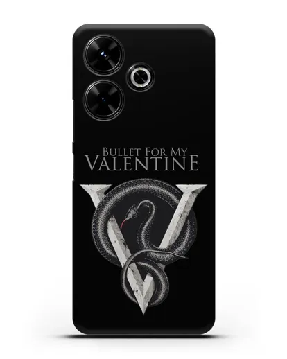 Чехол с символикой Bullet for my Valentine силиконовый для Xiaomi Poco M6