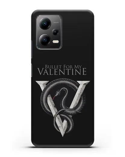 Чехол с символикой Bullet for my Valentine силиконовый для Xiaomi Poco X5