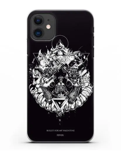 Чехол Bullet for my Valentine с постером альбома Fever силиконовый для iPhone 11
