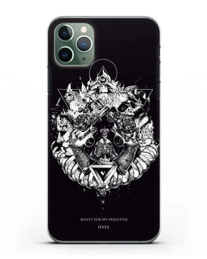 Чехол Bullet for my Valentine с постером альбома Fever силиконовый для iPhone 11 Pro Max