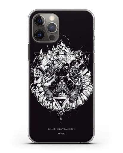Чехол Bullet for my Valentine с постером альбома Fever силиконовый для iPhone 12 Pro