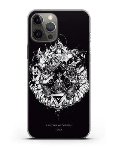 Чехол Bullet for my Valentine с постером альбома Fever силиконовый для iPhone 12 Pro Max