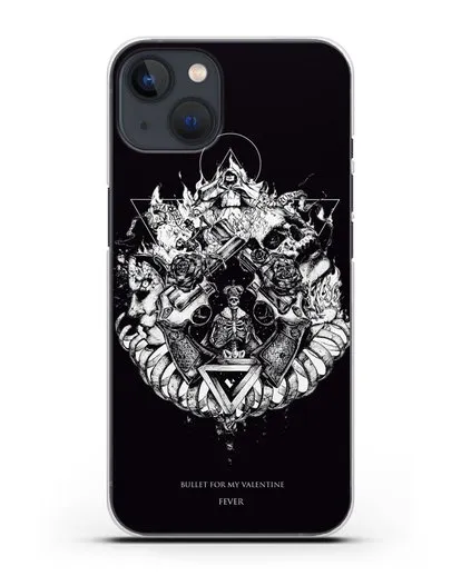 Чехол Bullet for my Valentine с постером альбома Fever силиконовый для iPhone 13 Mini