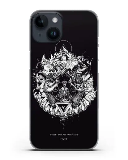 Чехол Bullet for my Valentine с постером альбома Fever силиконовый для iPhone 14