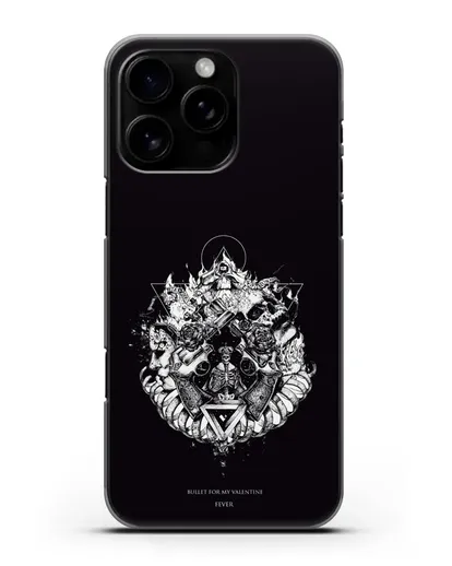 Чехол Bullet for my Valentine с постером альбома Fever силиконовый для iPhone 16 Pro Max