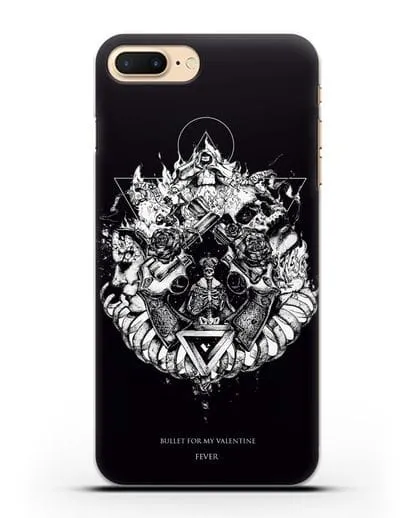 Чехол Bullet for my Valentine с постером альбома Fever силиконовый для iPhone 8 Plus