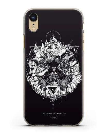 Чехол Bullet for my Valentine с постером альбома Fever силиконовый для iPhone XR