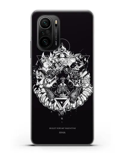 Чехол Bullet for my Valentine с постером альбома Fever силиконовый для Xiaomi Poco F3 Pro