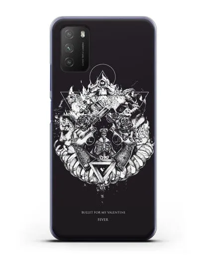 Чехол Bullet for my Valentine с постером альбома Fever силиконовый для Xiaomi Poco M3