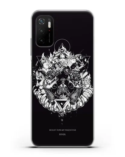Чехол Bullet for my Valentine с постером альбома Fever силиконовый для Xiaomi Poco M3 Pro