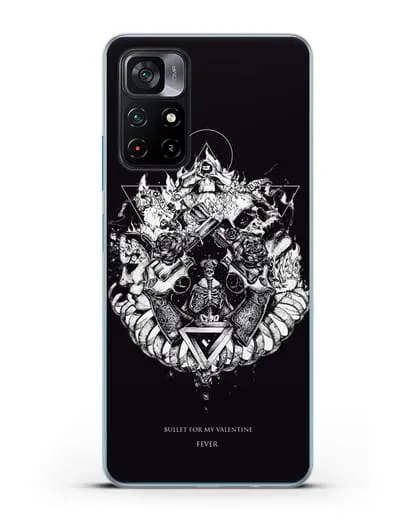 Чехол Bullet for my Valentine с постером альбома Fever силиконовый для Xiaomi Poco M4 Pro 5G