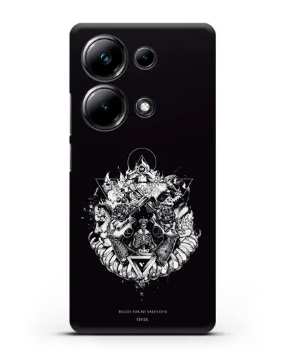Чехол Bullet for my Valentine с постером альбома Fever силиконовый для Xiaomi Poco M6 Pro