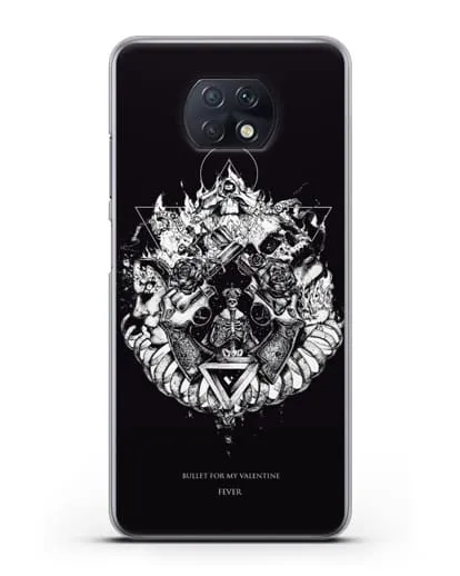 Чехол Bullet for my Valentine с постером альбома Fever силиконовый для Xiaomi Redmi Note 9T